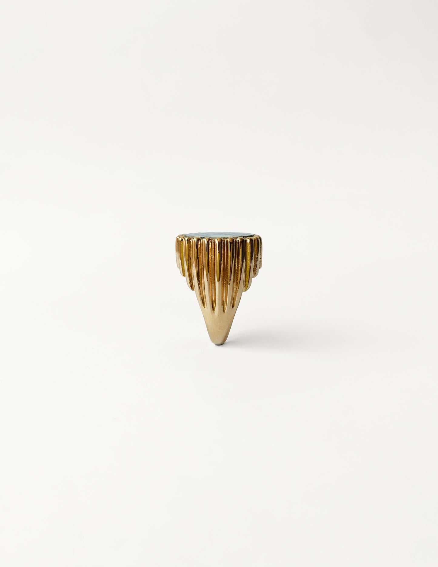 ANILLO SELLO BOMBON JASPE DÁLMATA